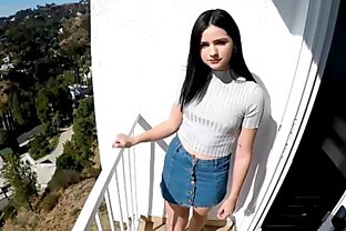 Fucking Glasses - Hot Teeny Violet Rain Fucking Glasses Romp