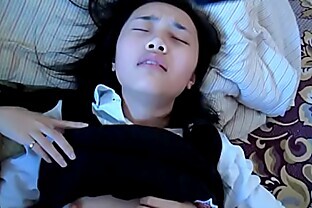 Pretty Chinese College Student CHEN JIA Gets Creampie - Part 1